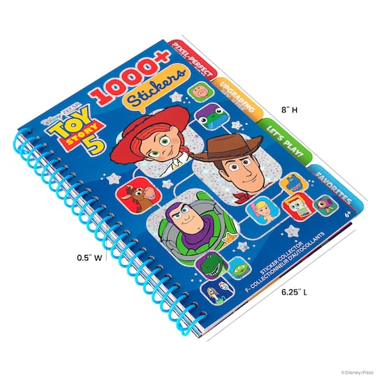 Disney® Pixar Toy Story 5 Tabbed Sticker Book